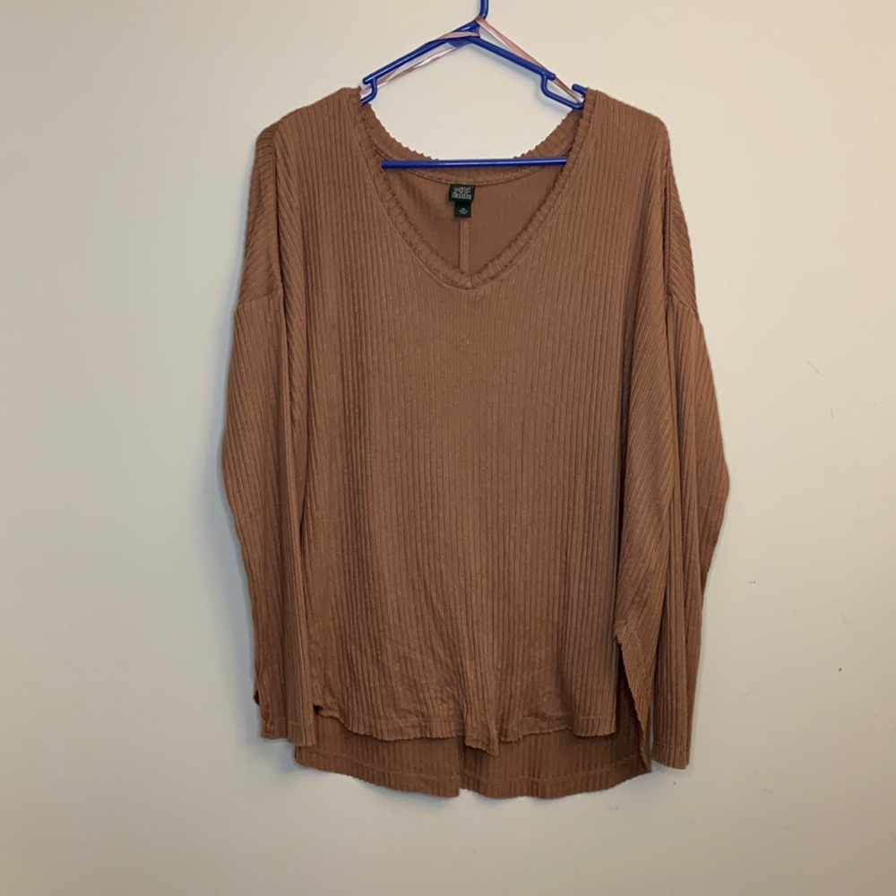 Wild fable oversized long sleeve top XS